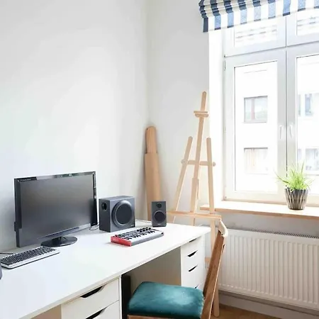Lovely Flat With Soul By The River Wisla Cracovie